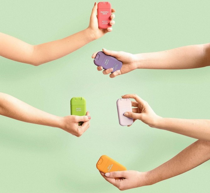 Dezynfekujący spray do rąk Haan Pocket - Margarita Spirit